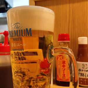 串カツ田中の生ビール2